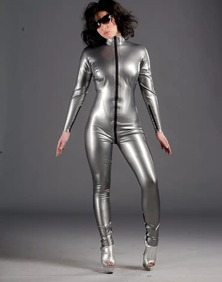 Hype Catsuit With Front Zipper