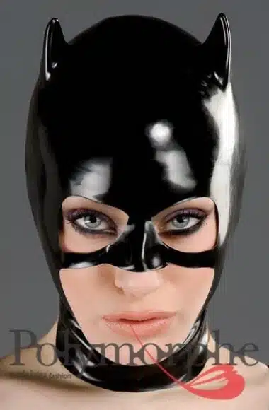 Latex Cat Women Mask