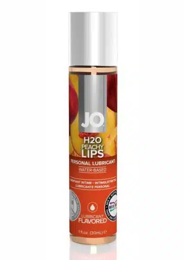 JO H2O Flavored Water Based Lube 1 oz - Peachy Lips