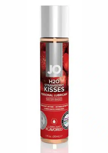 JO H2O Flavored Water Based Lube 1 oz - Strawberry Kiss