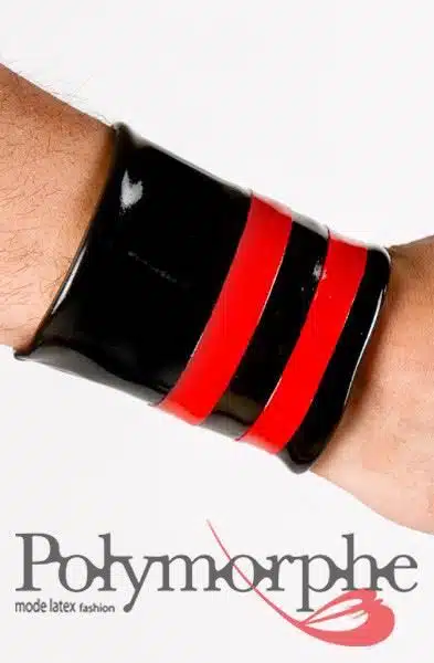 Latex wrist wallet
