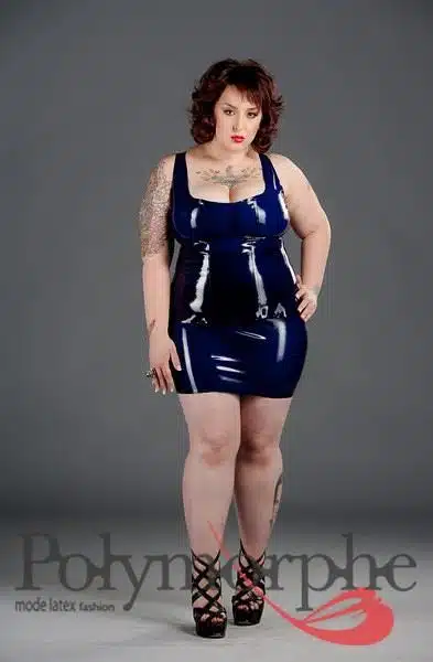 Latex Mini Skirt - Image 2