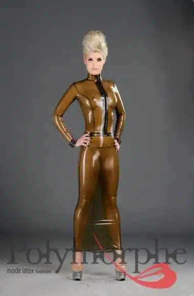 Latex Princess Line Blouse