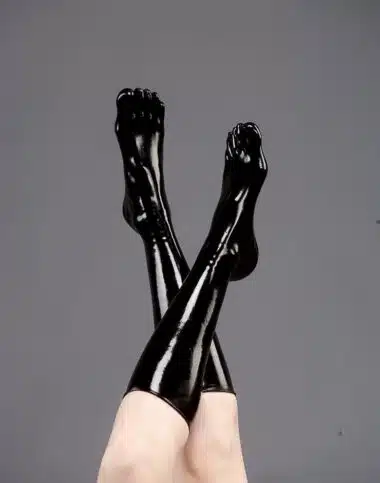 Latex Toe Socks