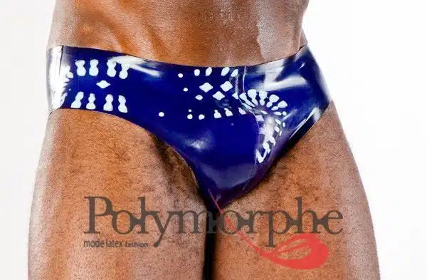 Men's Latex Brief Boot Print - Image 2