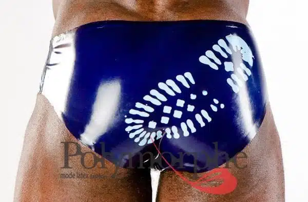 Men's Latex Brief Boot Print - Image 3