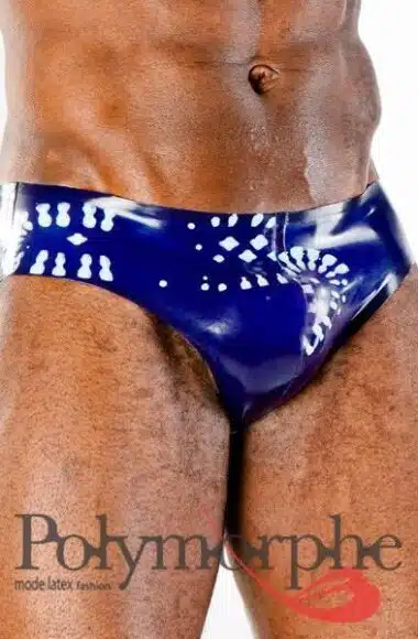Men's Latex Brief Boot Print