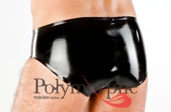Men's Latex Brief With Penis Sheath - Image 3