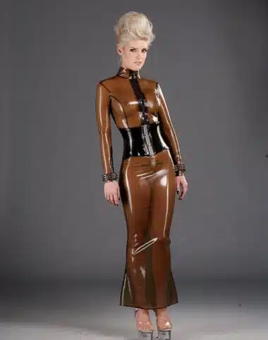 3-Buckle Latex Corset