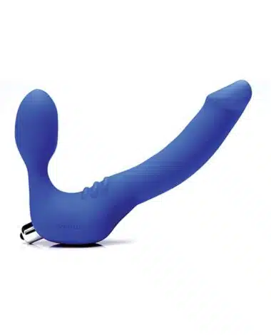 Tantus Strapless Slim Blue Double Dildo