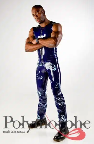 Latex Vest With Front Zipper - Image 5