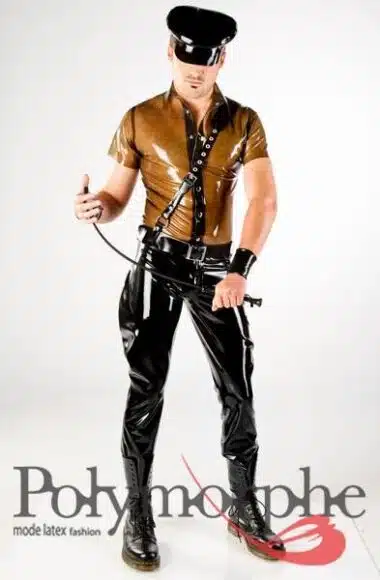 Latex Short Sleeved Shirt