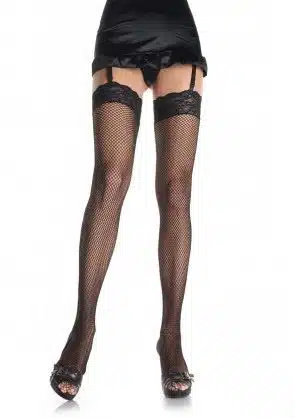 Lace Top Fishnet Stockings