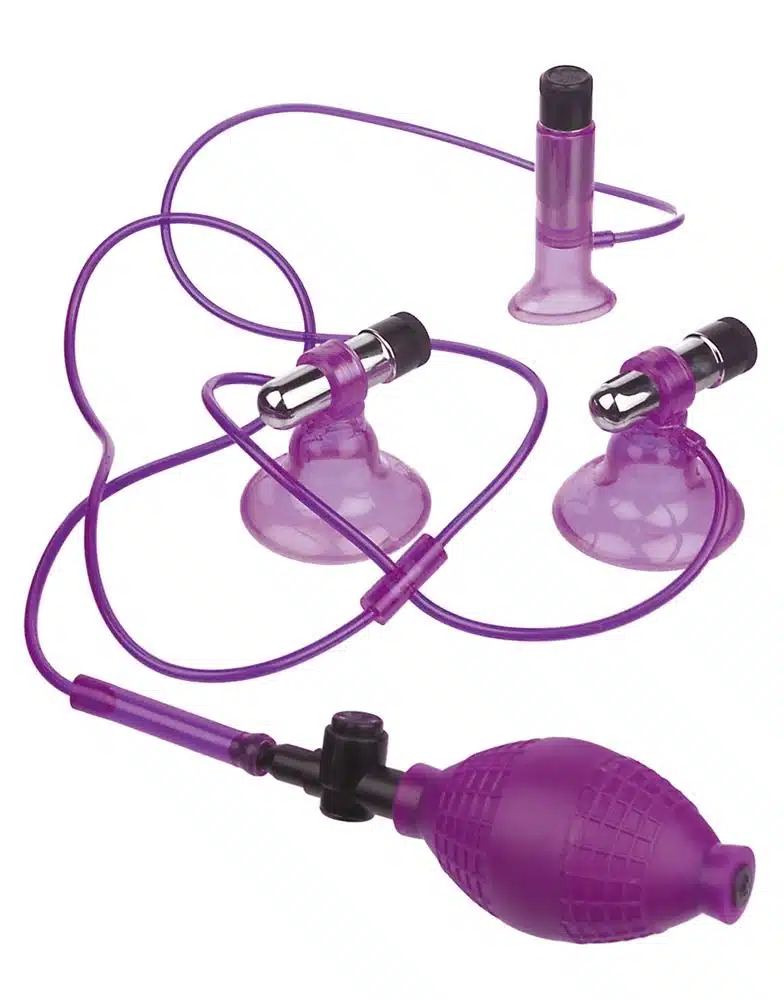 Fantasy Triple Nipple Clit Suckers