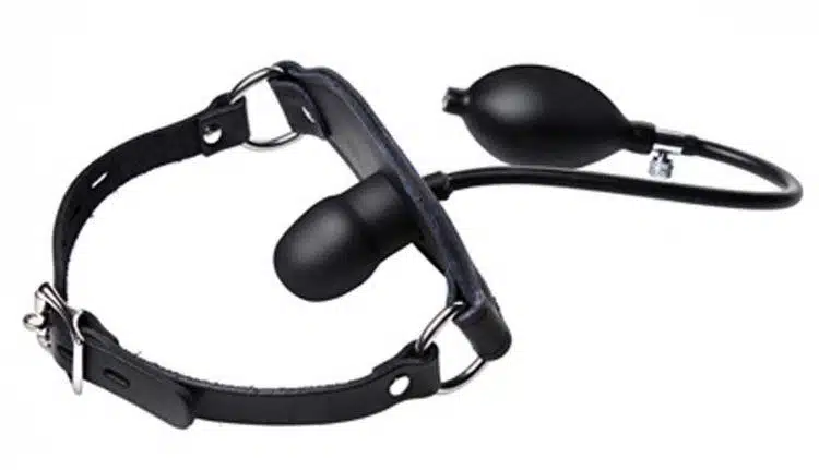 The Silencer - Inflatable Locking Silicone Penis Gag