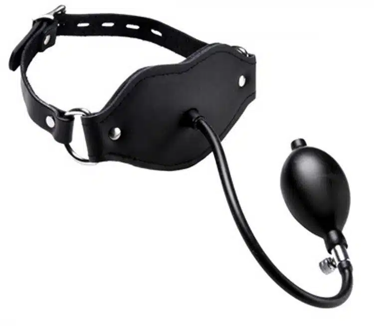The Silencer - Inflatable Locking Silicone Penis Gag - Image 2