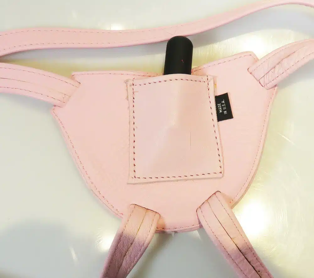 Leather Strap on Harness with Inside Bullet Pocket - Image 9