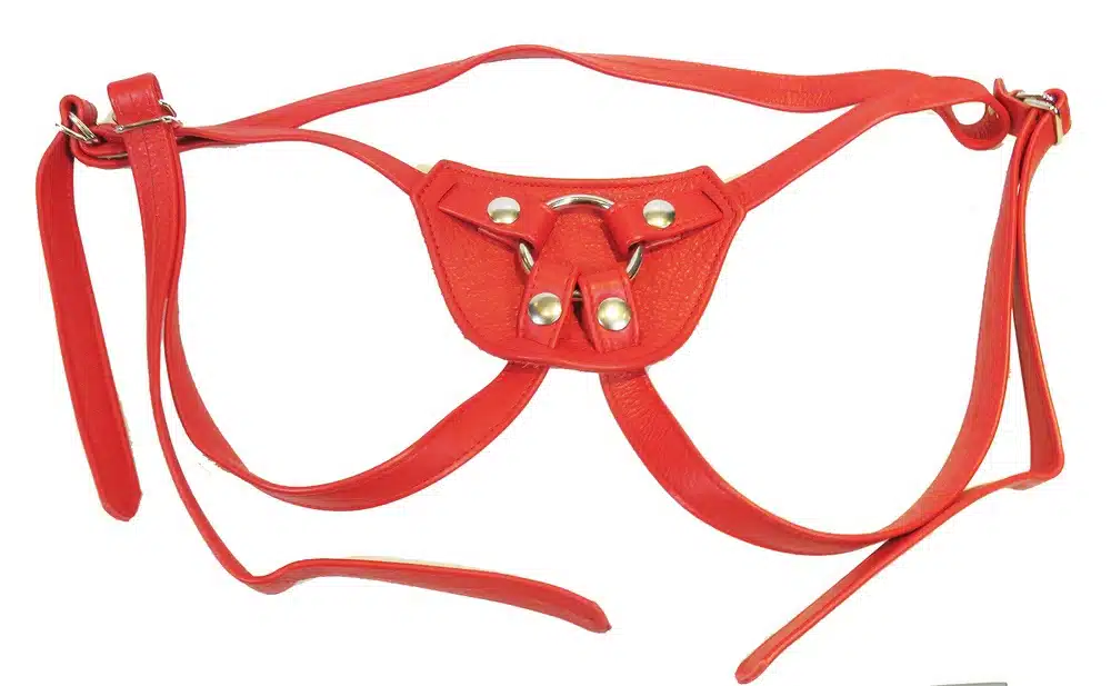 Leather Strap on Harness with Inside Bullet Pocket - Image 13