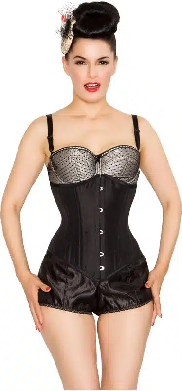 Underbust Tight Lacing  Steel Boned Corset