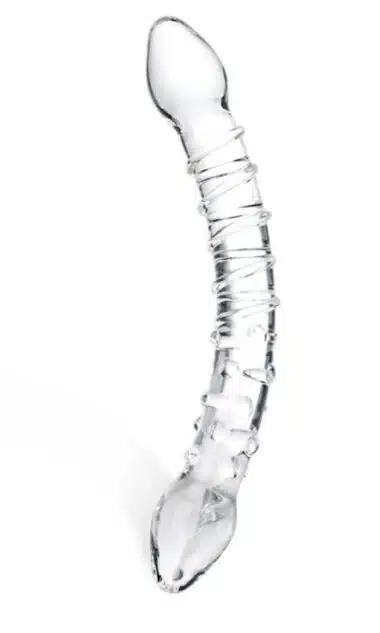 Double Trouble Glass Dildo