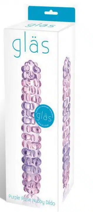 Purple Rose Nubby Dildo - Image 2
