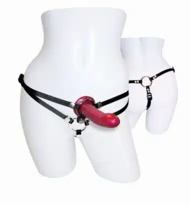 Menage a Trois For Two, Harness with Dildo