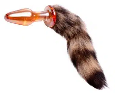Fox Tail Glass Butt Plug