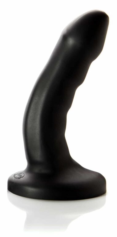 Curve Silicone Dildo - Black