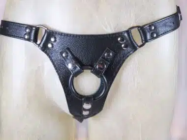 The Jaguar a Deluxe Leather Strap on Harness  by Aslan