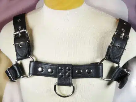 Leather Deluxe Bulldog Harness - Image 3