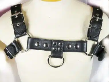 Leather Deluxe Bulldog Harness