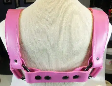 Leather Bulldog Harness with Black Snaps - Image 7
