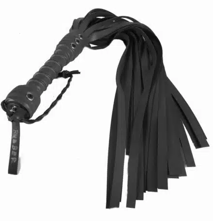 Midsize Rubber Flogger with Standard Handle - Image 3