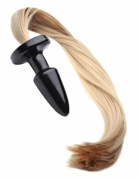 Blonde Pony Tail Butt Plug