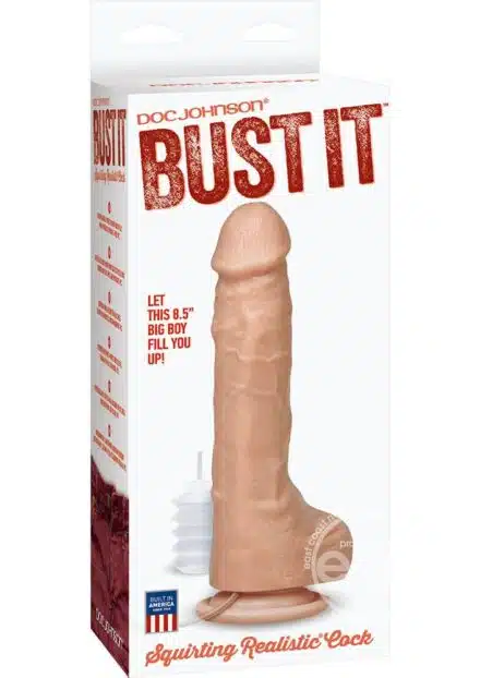 Bust It Squirting Realistic Cock 8.5 Inches - Image 3