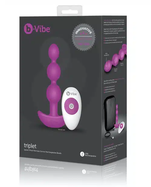 B Vibe Triplet Anal Beads - Image 12