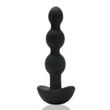 B Vibe Triplet Anal Beads - Black