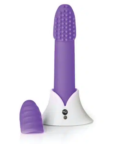 Point Plus 20-Function Rechargeable Silicone Bullet Vibrator with Textured Tips