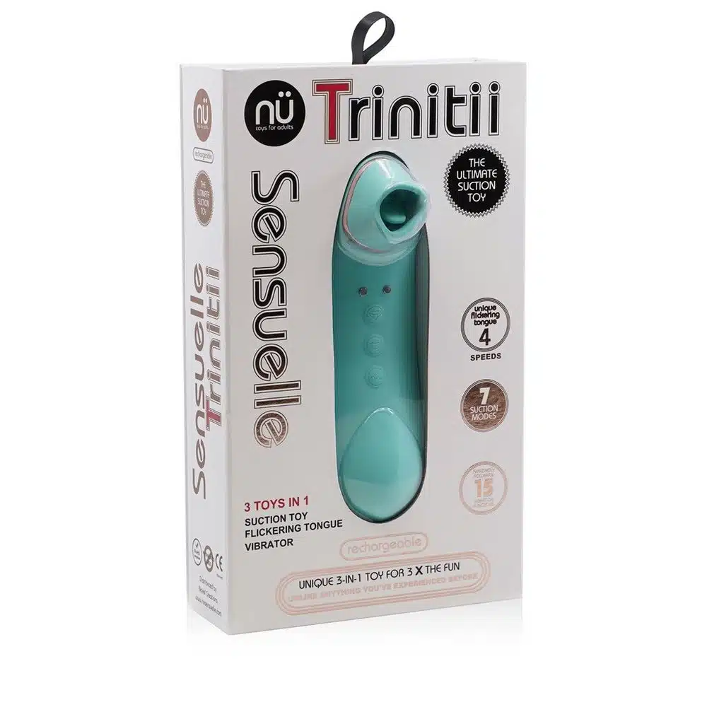 Trinitii 26-Function Rechargeable Flickering Tongue Vibrator with Suction - Image 7