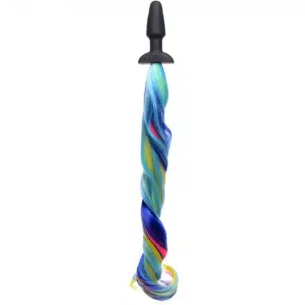 Rainbow Pony Tail Butt Plug - Image 2