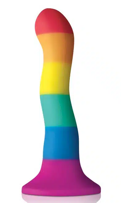 Colours Pride Edition 6 inch Wave Rainbow Dildo