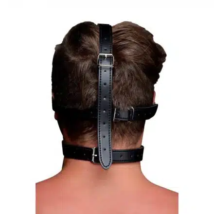 Blindfold Head Harness and Ball Gag - Image 3