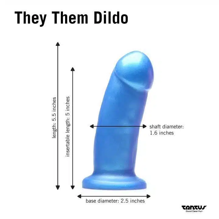 They/Them Supersoft Dildo by Tantus - Image 3