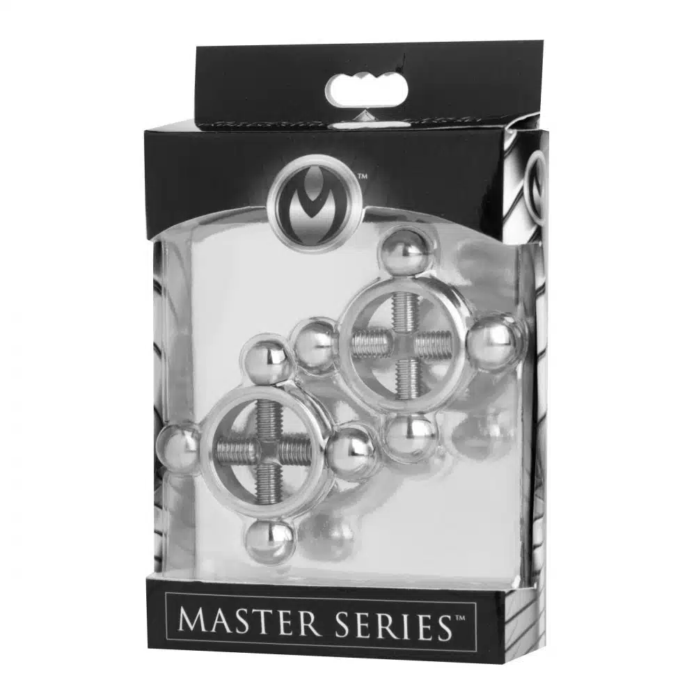 Stainless Steel Rings of Fire Nipple Press Set - Image 4