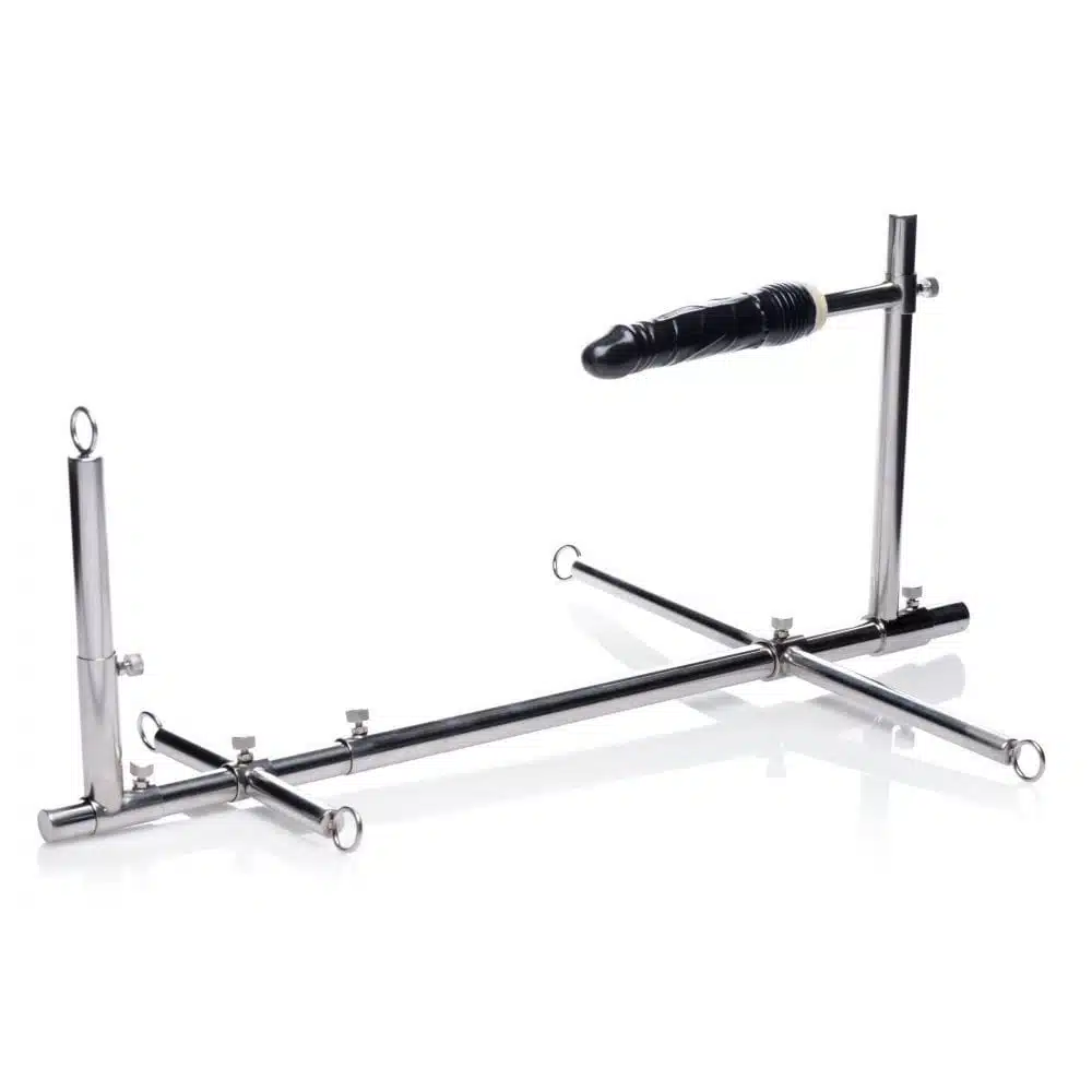 Metal Stockade with Attached Dildo - Image 4