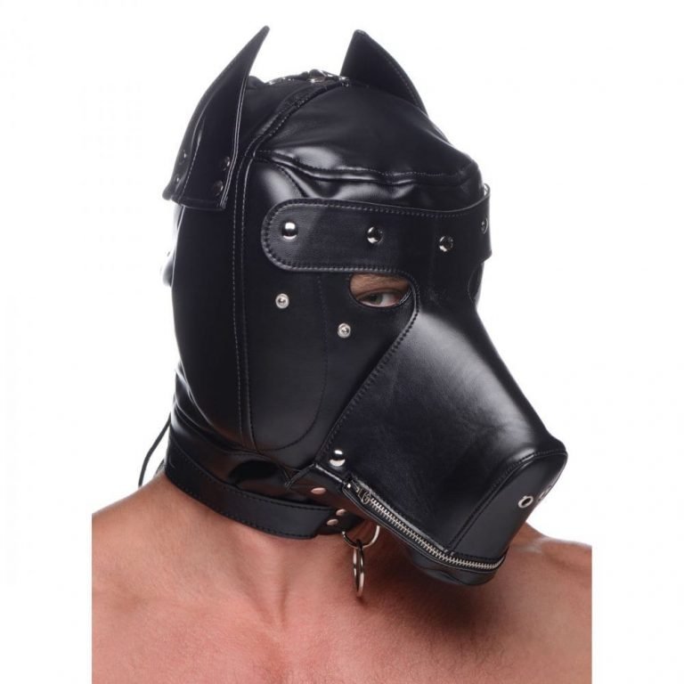 Puppy Dog Hood with Removable Muzzle