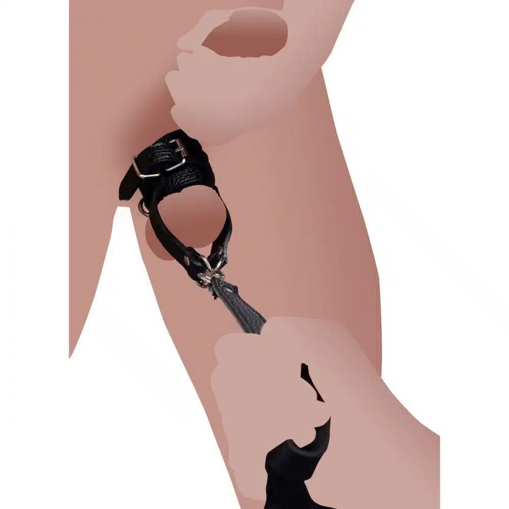 Vegan Ball Stretcher With Leash - Image 2