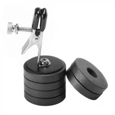 Adjustable Nipple Clamp with Magnetic Weights