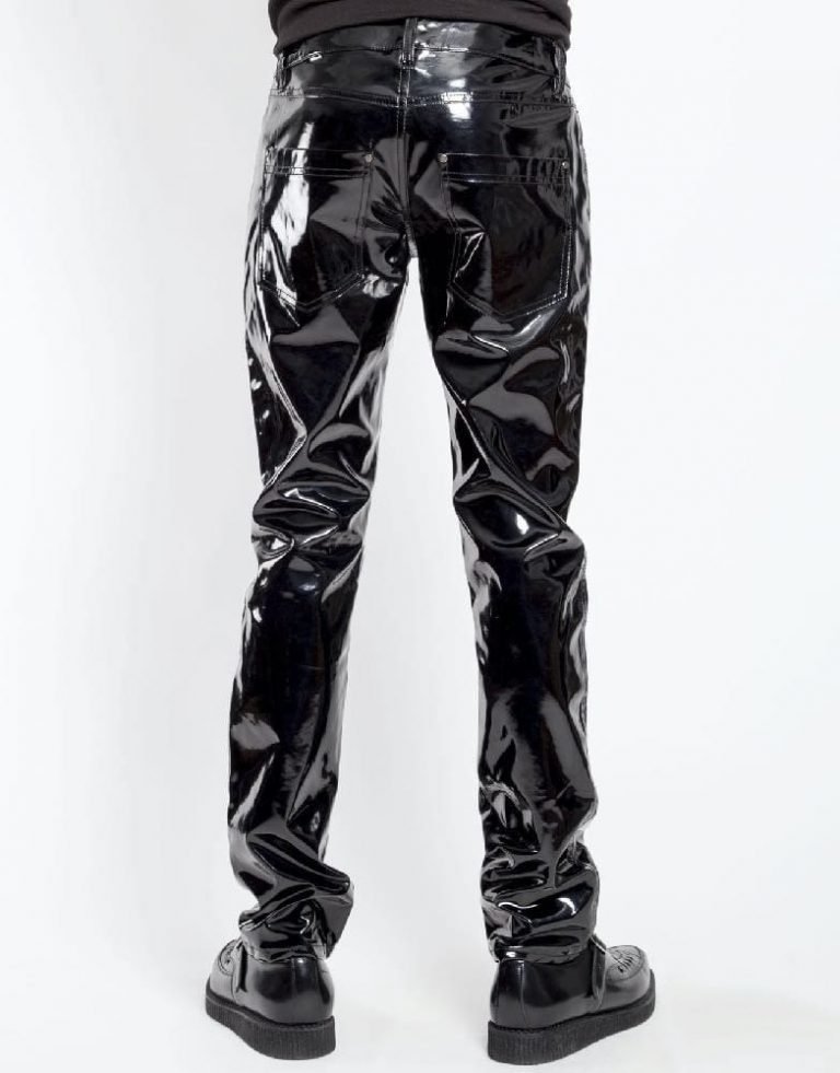 Mens PVC Pants - Purple Passion