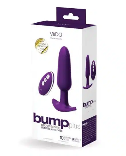 Vedo Bump Plus Rechargeable Remote Control Anal Vibe - Image 5